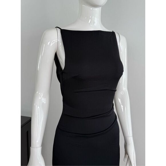Bec & Bridge Midnight Black Chain Back Mini Dress - Picture 3 of 13